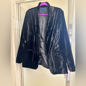 Apt. 9 Black Velvet Women's Blazer